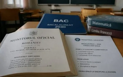Ministerul Educației a publicat programele pentru Bacalaureatul din 2030 destinat elevilor care încep liceul în 2026